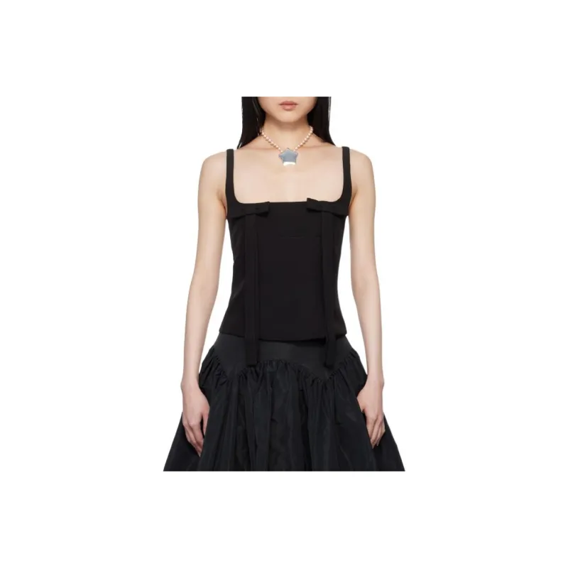 Sandy Liang Tank Tops Women's Black-0