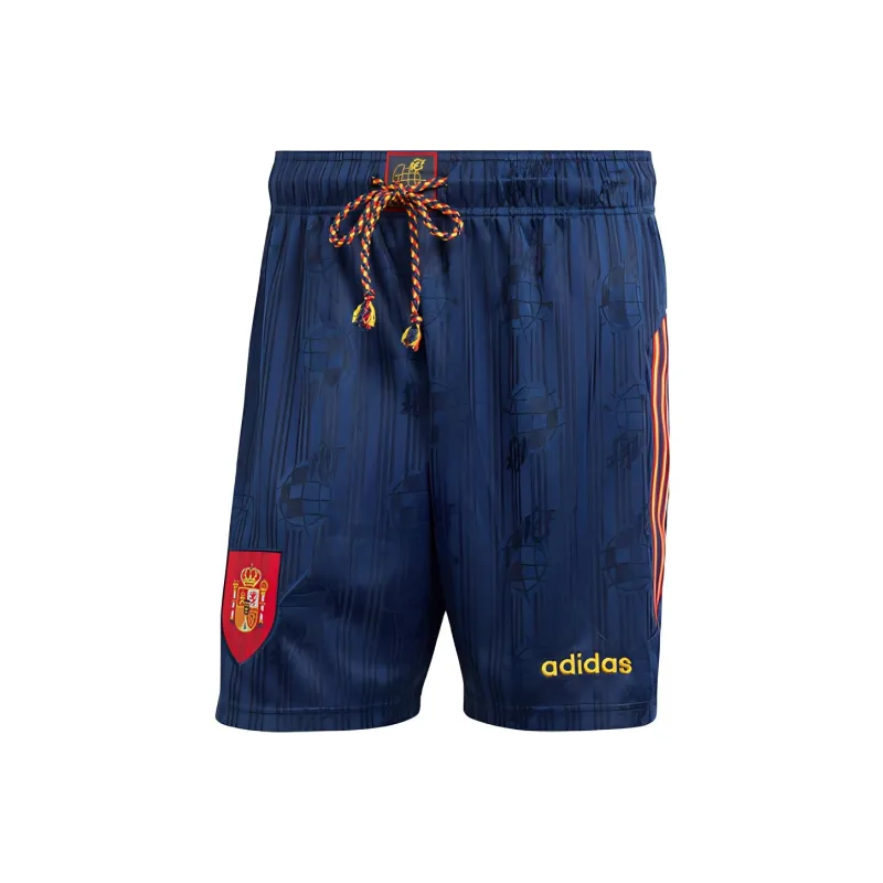 Adidas Spain 1996 Home Shorts Soccer Shorts Men's Dark Indigo-0
