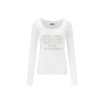 PUKI T Shirts Women's White