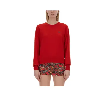 Vivienne Westwood Orb Embroidered Crewneck Jumper