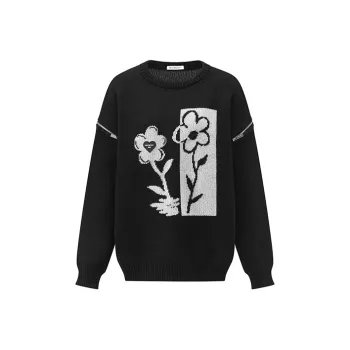 MacyMccoy Loose Fit Sweater Women's Black