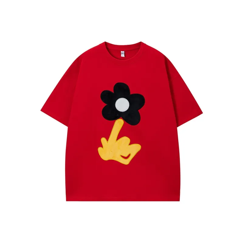 YUZHAOLIN Preppy Style Versatile Half Sleeved T Shirt Unisex-4
