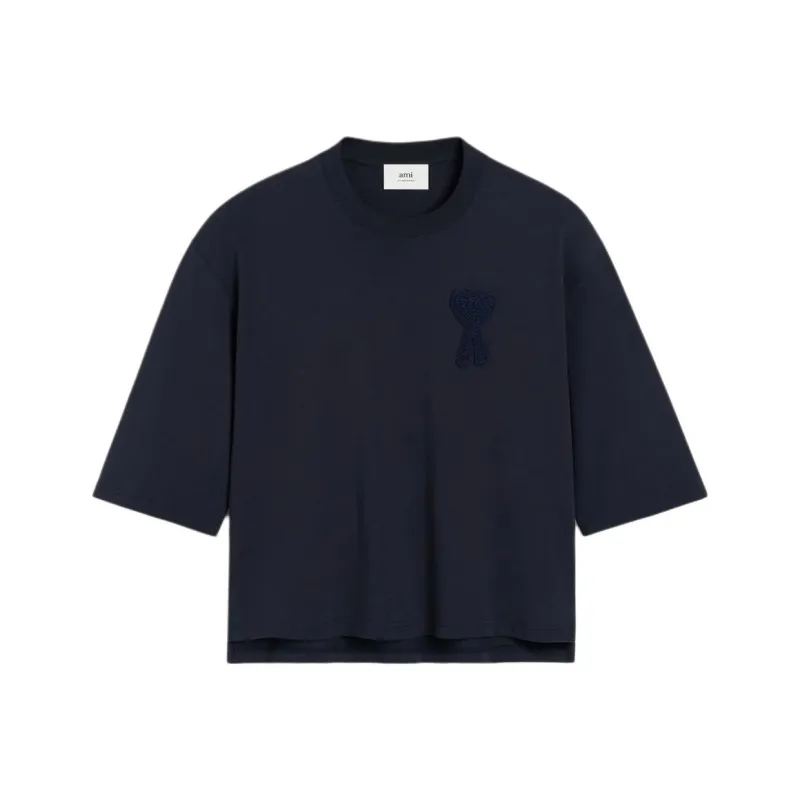 AMIPARIS Ami De Coeur patch T shirt-0