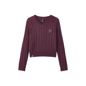 Skechers SmileyWorld Sweater Women's Purple Brown