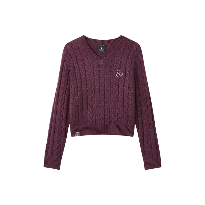 Skechers SmileyWorld Sweater Women's Purple Brown-0