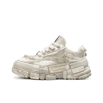 OVERFOND Cookie Series Low Top Casual Shoes Unisex Coconut Cream Wonder Color