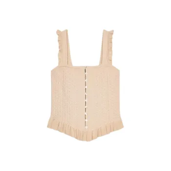 ZARA Tank Top Women's Washable Pink