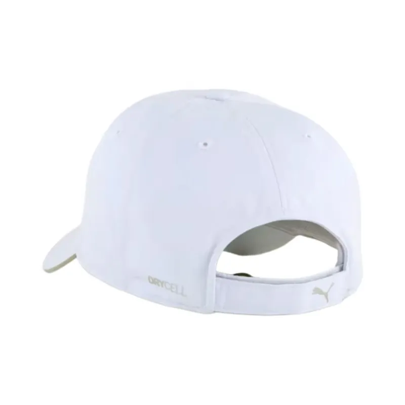 PUMA Polyester Baseball Caps Unisex White-1