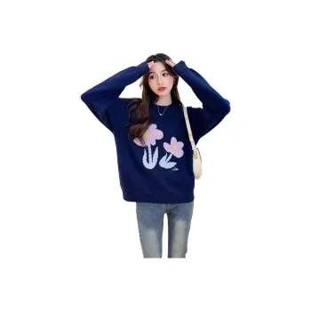 Tonlion Sweater Women's Navy Blue