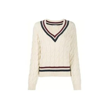 CELINE FW21 Loose Fit Sweater Women's White