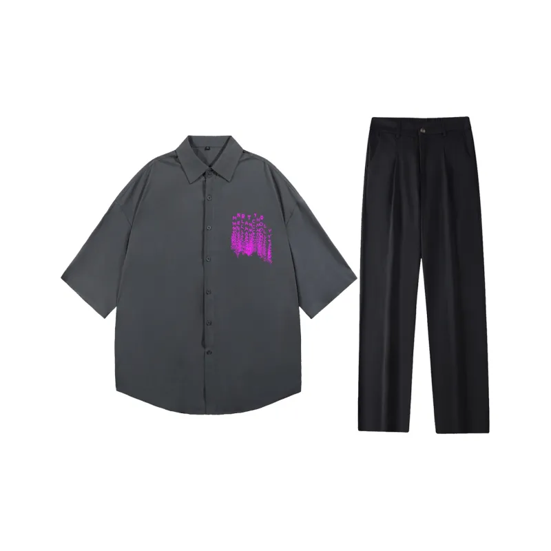 NRTY Shirt Matching Sets Men-5