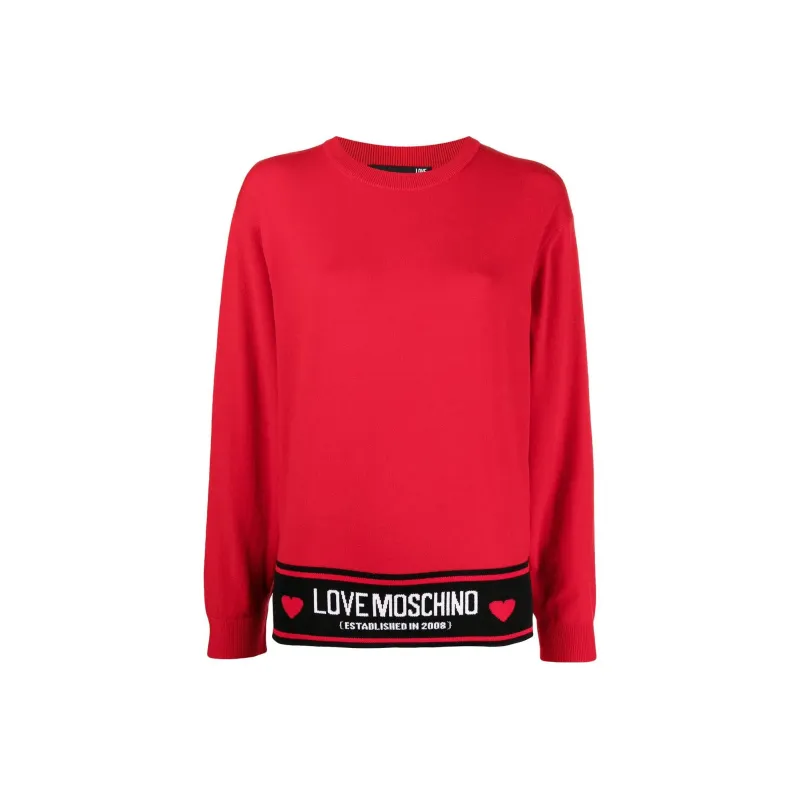 LOVE MOSCHINO FW22 Sweater Women's Red-0