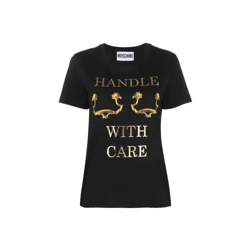 MOSCHINO Double Smiley Crewneck T Shirt-0