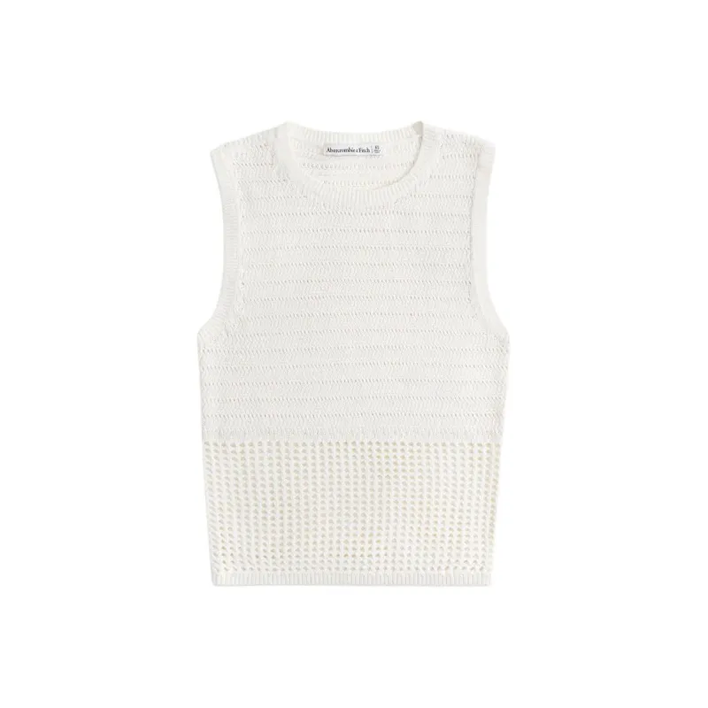 Abercrombie＆Fitch Tank Tops Women's Cream-0