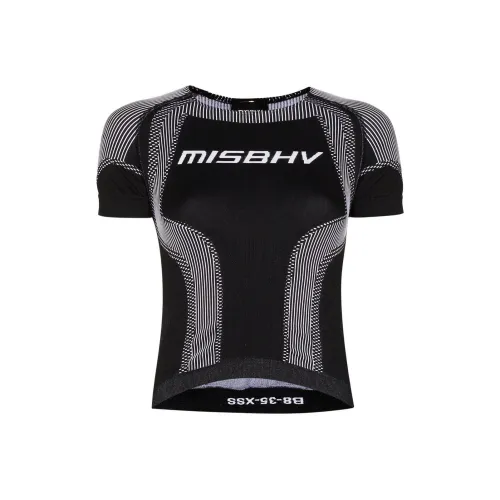 Misbhv 블랙 여성 티셔츠