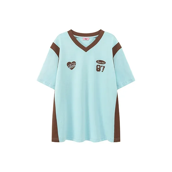 CHUU T Shirts Women's Baby Blue-0