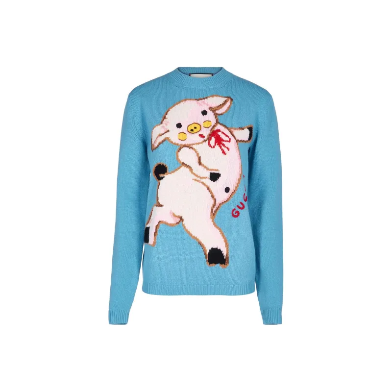 GUCCI FW22 Sweater Women's Blue-0