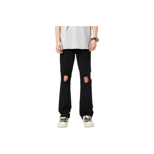YOFVV Jeans Unisex Camouflage Black