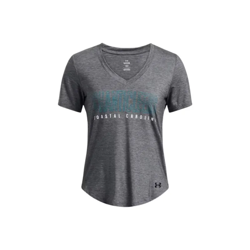 Under Armour BreezyCollegiate Regular T Shirt Women's Gray 003-0