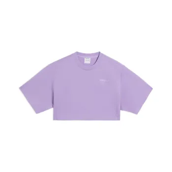 LINING CF Tracing Crop Tops Women's Light Blue Purple