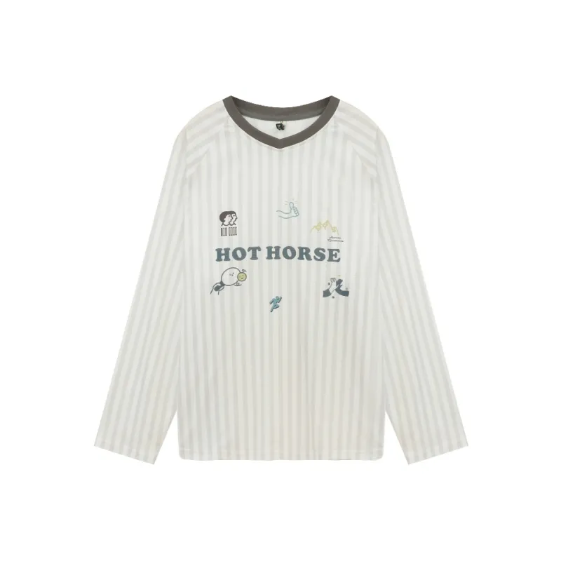 HOT HORSE Regular T Shirt Unisex White-0