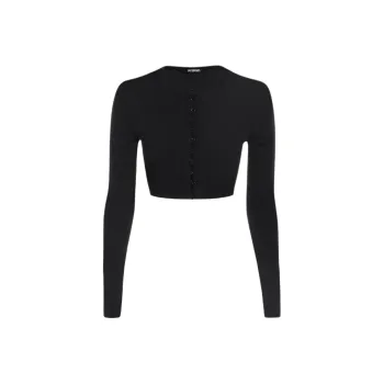 Jacquemus The Beach Crewneck Cardigan