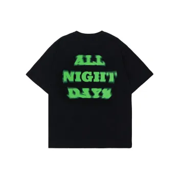 ALL NIGHT DAYS Drop Shoulder Sleeve T Shirt Women's