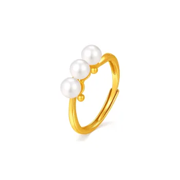 LAOMIAO Pearl Rings Women's