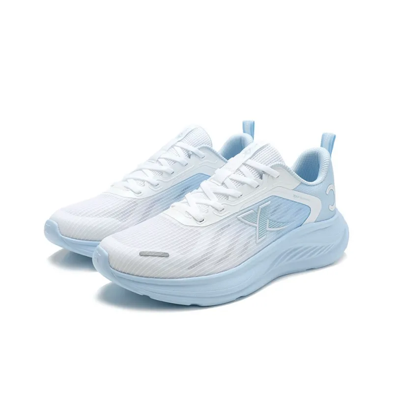 XTEP Cushioning And Breathable Low Top Casual Running Shoes Men's Classic White Microwave Blue-2