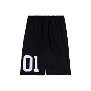 Balenciaga Sports Shorts Men's Black White