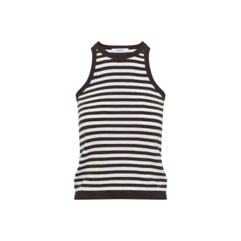 MaxMara Arnes Striped Ribbed Tank Top