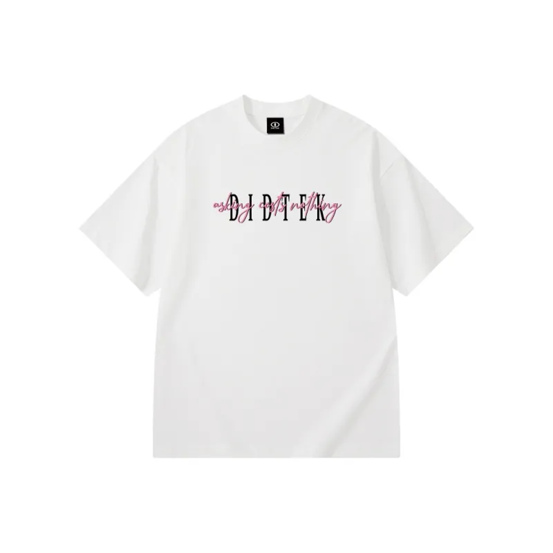 DIDTEK Drop Shoulder Sleeve Short Sleeved T Shirts Unisex-0