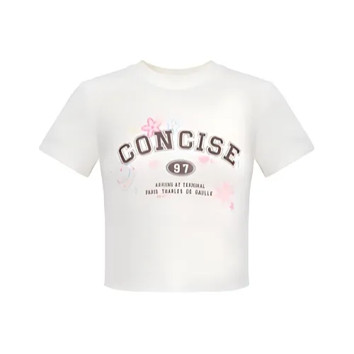 CONCISE WHITE 여성 티셔츠