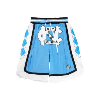 BKCXZICE Sports Shorts Unisex Carolina Blue Double-Layer Shorts