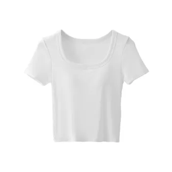 Puppytown Set in Sleeve T Shirt Women's White