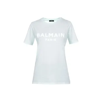 BALMAIN T-Shirts Women's Light Blue