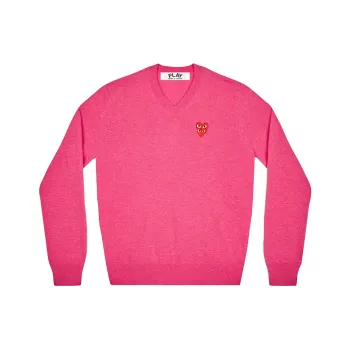 CDG Play Sweaters Women's Pink