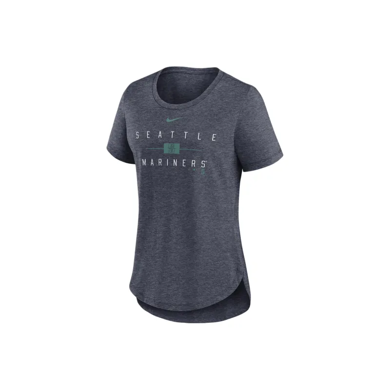 Nike Seattle Mariners Knockout Team Stack T-Shirt Seattle Sounders FC Women's Marine Blue-0