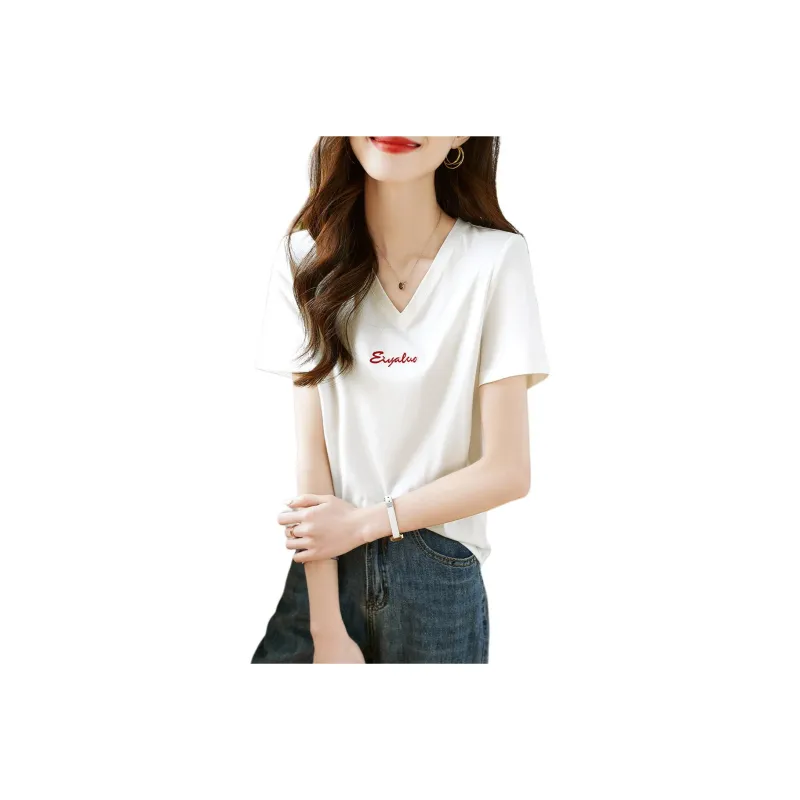 XWI Regular T Shirt Women's Natural White-0