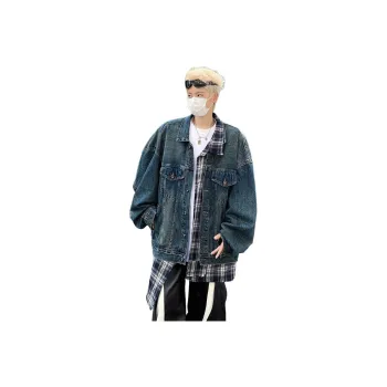 SIL VITIN Denim Jacket Unisex Blue