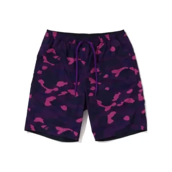 A BATHING APE Color Camo Shark Reversible Shorts