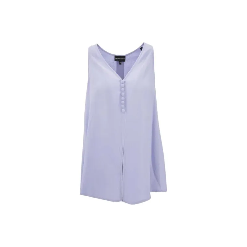 EMPORIO ARMANI Armure V neck Top-0