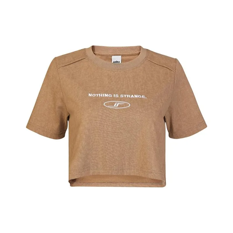 Guuka Hero Regular T Shirt Women's Khaki-0