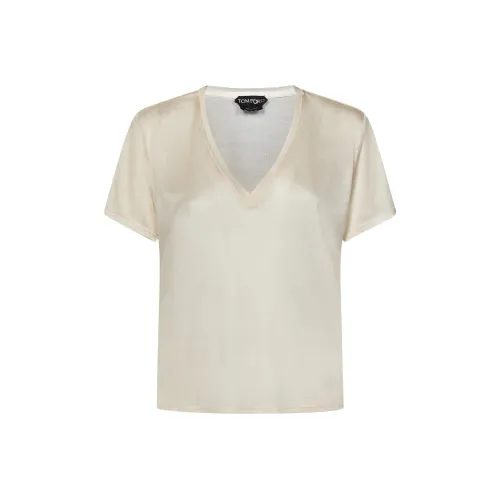 TOM FORD T-Shirts Women's Cream