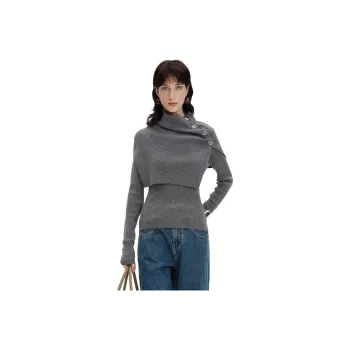 Self Who Sweaters Women's Gray