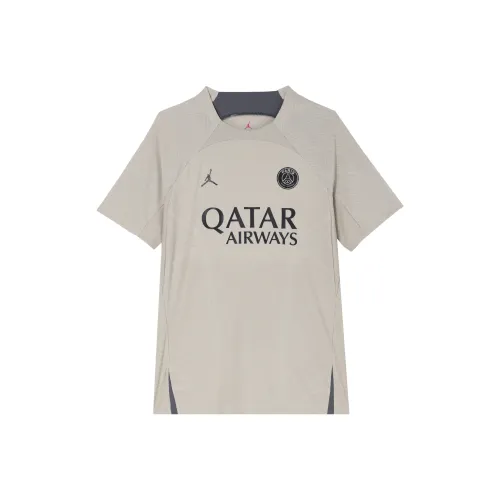 Jordan Paris Saint Germain Strike Elite Third Soccer Jerseys Men's Iron Gray