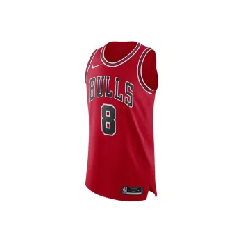 Nike Basketball Jerseys Player Edition Chicago Bulls Away Zach LaVine Size 8 Unisex Red