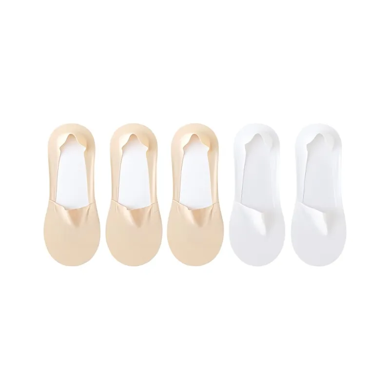 H YXIANG No Show Socks Unisex 5 Pack-20