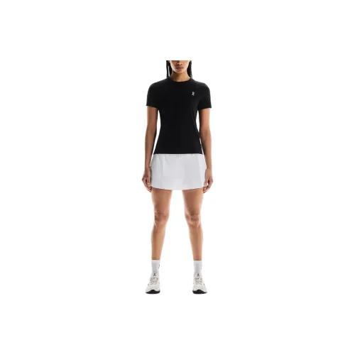 On Court Regular T Shirt Women's Pure Black