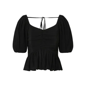 MO&CO Crop Tops Women's Black